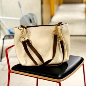 A stylish French-inspired tote bag